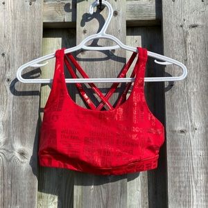 LULULEMON Special Edition Cherry Red Energy Bra 🍒